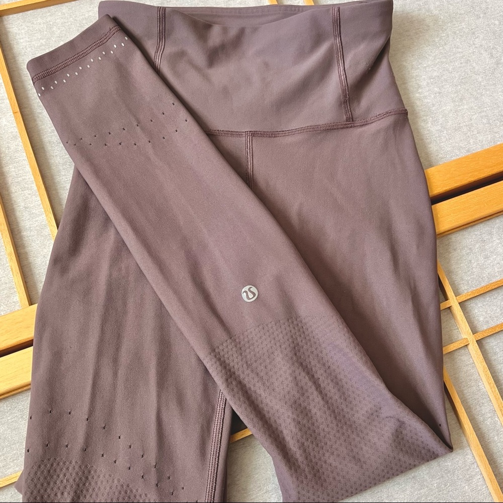 Lululemon Mapped Out High Rise Mauve Pink Tight Leggings